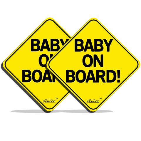 "BABY ON BOARD" Words 2 Pack