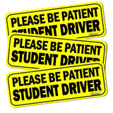 Please Be Patient Student Driver  Set of 3